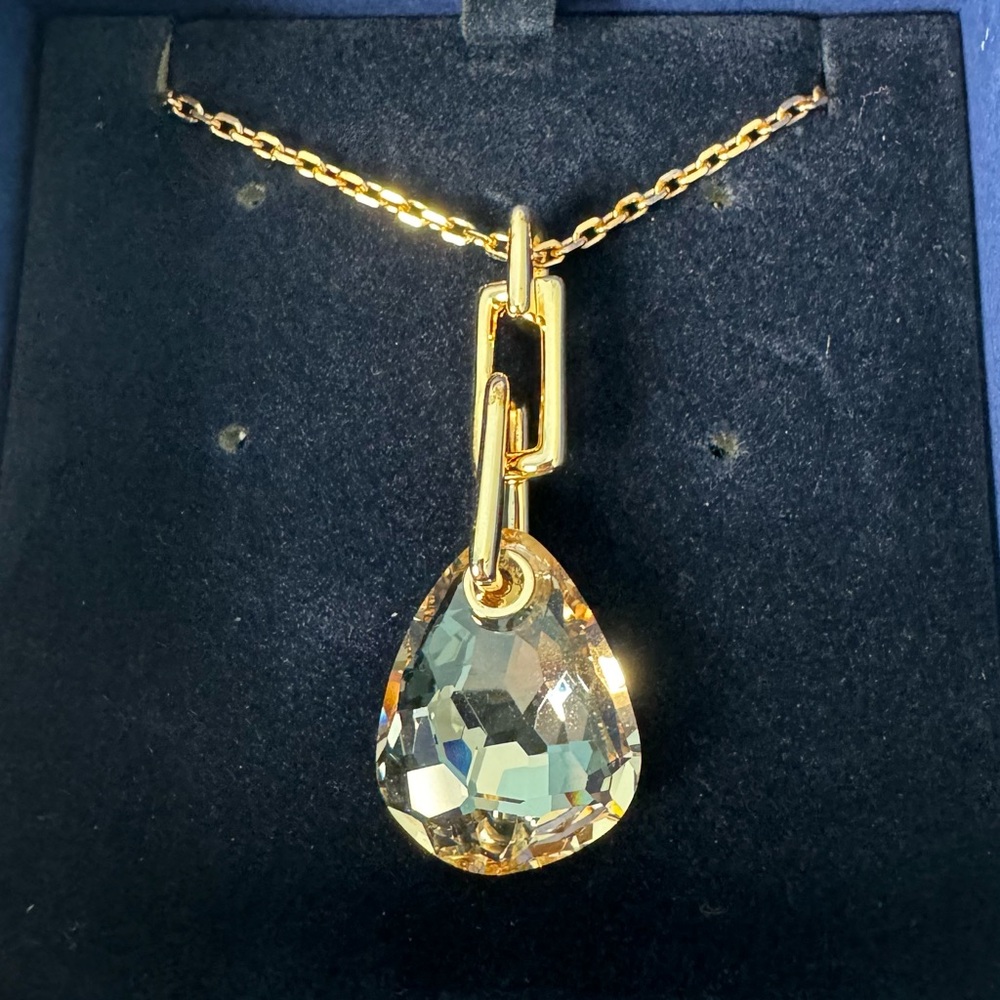 Swarovski Golden Pendant Necklace
